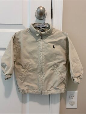 Polo by Ralph Lauren Kids Khaki Zip Front Jacket